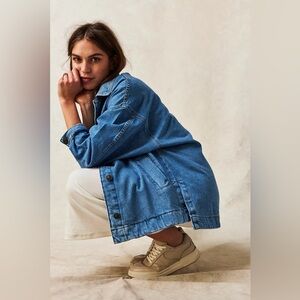 NWT Free People Blue Jean Jacket